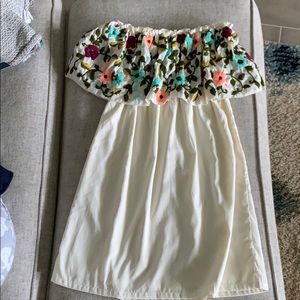 Judith March cream dress.